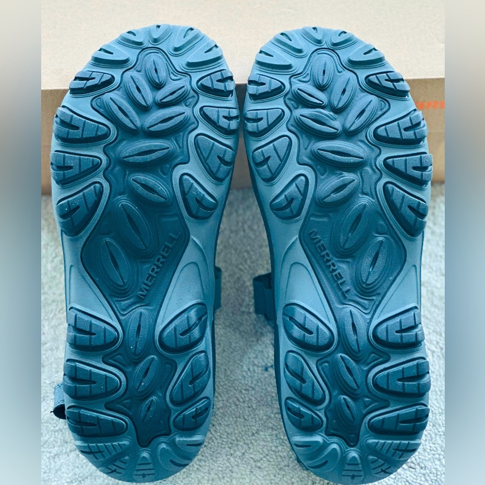 🌸Merrell Huntington Sport Sandal, Size 9, Grey with Pink Trim, NWT - Picture 4 of 4